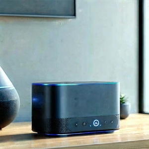 Smart Home (device:1.44) With Streaming Content With Small, Black,