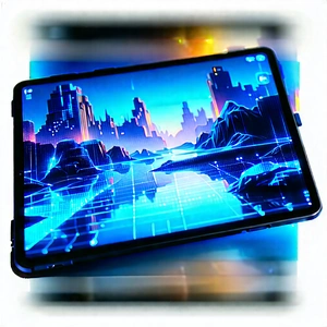 Tablet with holographic display