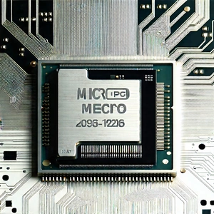 Close-up of microprocessor