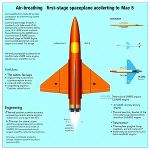 The Image Is A Diagram Of A Jet Engine, Specifically A Mac 5 Engine