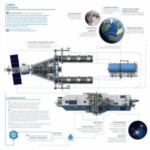 diagram that relationship between Earth