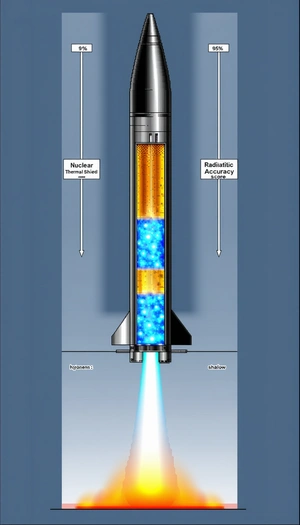 blue yellow rocket shown diagram