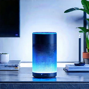 Smart Home (device:1.33) With Glowing Screen With Blue Black