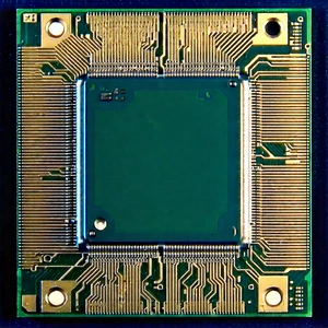 Close-up of microprocessor