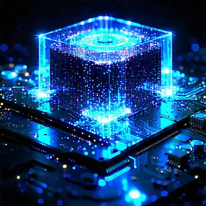 Quantum computer with data streams