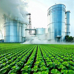 Agricultural Technology In (modern:1.37) Laboratory With Large Industrial