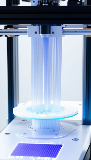 blue plastic object