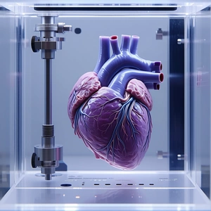 A Heart, Which Is The Central Focus Of The Scene