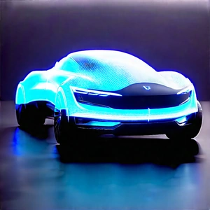 Innovative Electric Vehicle (design:1.33) With Blue Sitting