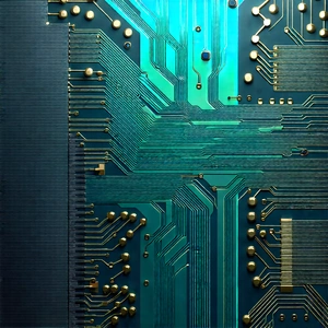 Close-up of electronic circuit