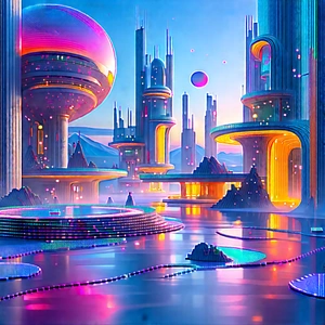(futuristic:1.28) Innovation Hub With Futuristic Scene,