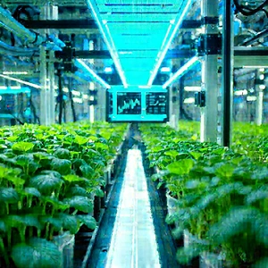Agricultural technology in research center