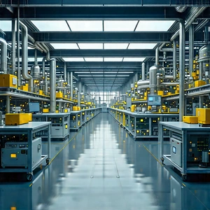 Educational technology in manufacturing facility