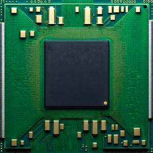 Close-up of microprocessor