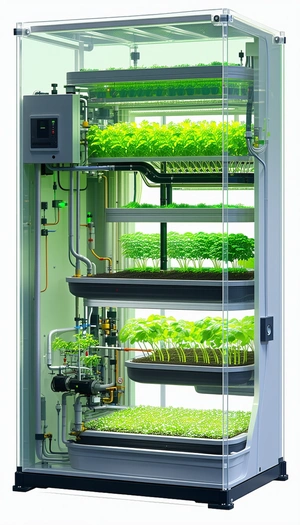 A Large Greenhouse Filled With Various Plants