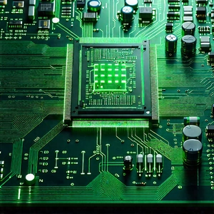 Circuit board with holographic projection