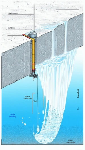 A Large Pipe Or Tube Sticking Out Of The Ocean Floor