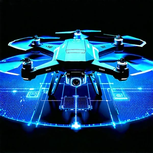 Drone with holographic display