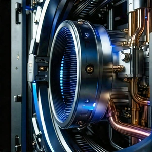Close-up of cooling system