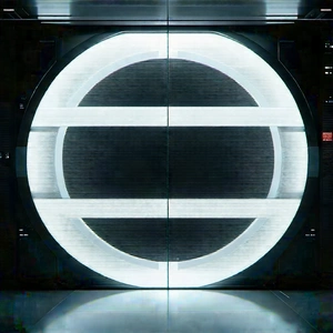Futuristic Research Laboratory With Large, White,