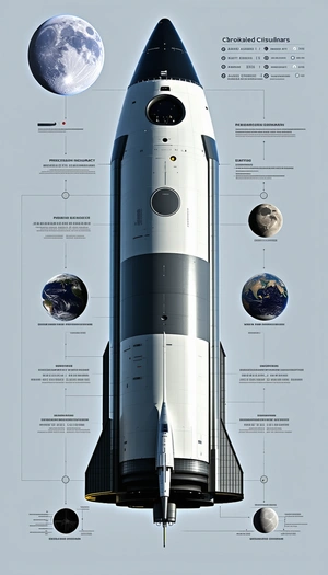 A Diagram Of A Rocket Is Shown, With The Rocket Being The Central Focus