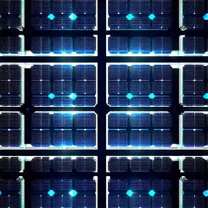 Solar panel with holographic projection