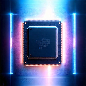 Microchip with holographic projection