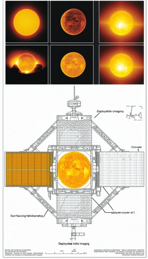 The Image Is A Diagram Of A Space Station, Showing The Various Components And Their Functions