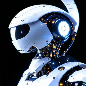 Robot with digital particles