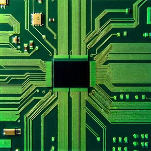 Close-up of electronic circuit