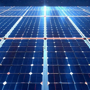 Solar Panel With Laser Scanning With Large Solar