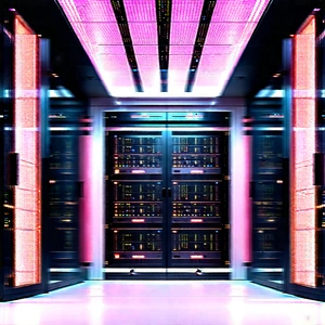 Futuristic server room