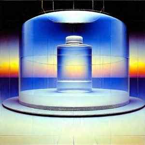 Futuristic research laboratory