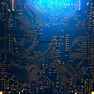 Circuit board with digital particles