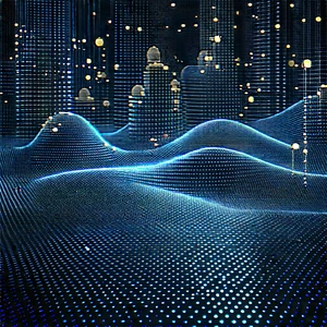 Close-up Of Sensor Array With Computer-generated, Three-dimensional