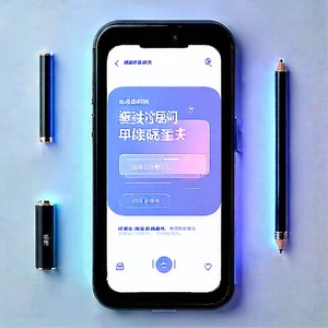 Smartphone With User Interface With Smartphone Blue