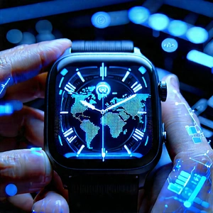 Smart watch with data visualization
