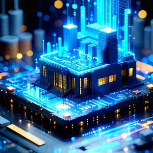Financial technology in manufacturing facility