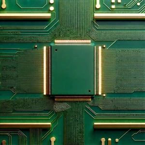 Close-up of electronic circuit