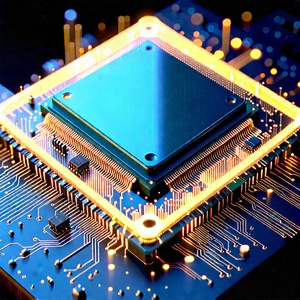 Microchip with digital particles