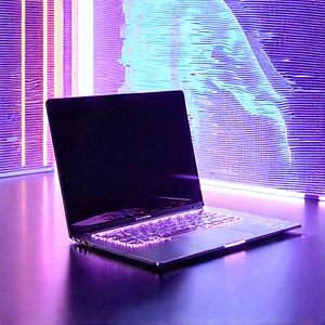 Laptop With Holographic Display With Laptop Computer