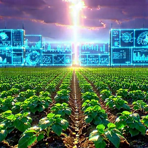 Agricultural technology in manufacturing facility