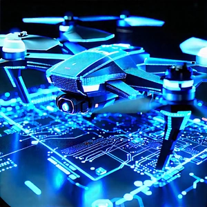 Drone with holographic display