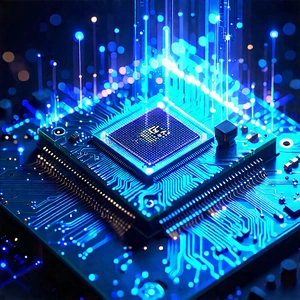 Microchip with holographic projection
