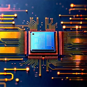 Microchip with digital particles