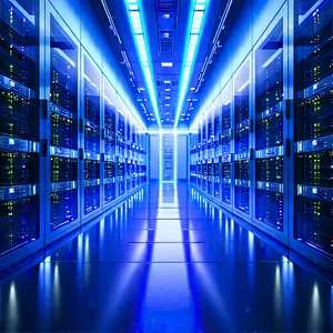 (futuristic:1.15) server room