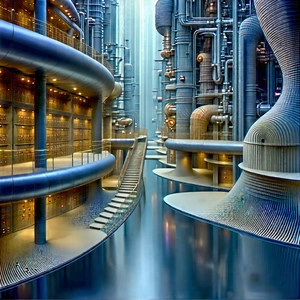 Educational technology in manufacturing facility