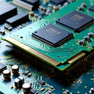 Close-up of memory module