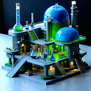 (futuristic:1.15) research laboratory