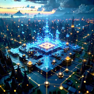 Blockchain network visualization